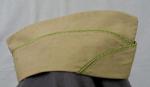 Khaki Military Police MP Garrison Cap 1950's