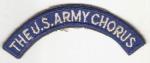 Patch US Army Chorus Rocker