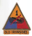 US 1st Armored Division Patch & Tab