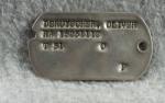 Korean War Dog Tag Oliver Deruyscher