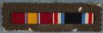 Army Ribbon Bar 2 Place 1950's Washington NG