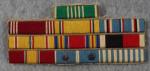 WWII Korean War Ribbon Bar 10 Place Theater Made