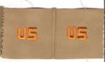 US Officer's Collar Tab Set Patches