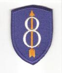 US 8th Infantry Division Patch 