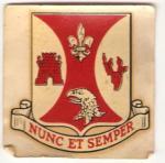 Helmet Decal 196th Artillery Regiment 