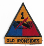 Patch 1st Armored Division 1950's