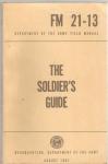 US Army Soldiers Guide Book 1961 FM 21-13