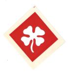 Helmet Transfer Decal 4th Army 1960's