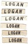US Army Uniform Name Tape Theater Made Lot of 6