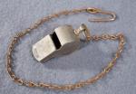 Military Brass Whistle & Chain 