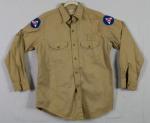 Vietnam era Khaki Field Shirt Civil Defense