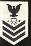 Navy USN Sonarman PO1 Rate Patch