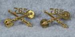 Insignia 765th Field Artillery Officer Pair