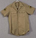  US Army Khaki Uniform Shirt Vietnam Era