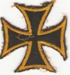 Biker Iron Cross Patch Novelty 1960s