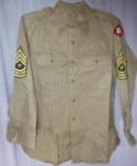 Vietnam Era Army Khaki Shirt