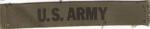 US Army Tape Patch Printed