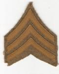 WWI Sergeants Rank Patch