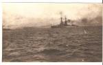 WWI Photo Armoured Cruiser at Sea