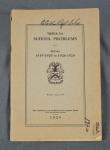 Index to School Problems CGSC Leavenworth 1929