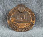 WWI US War Service Ship Building Badge