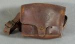 WWI US Army Leather Fuse Pouch Shoulder Bag