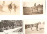 WWI Postcards Horse Cavalry x4