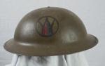 WWI 89th Infantry Division 342 Machine Gun Helmet