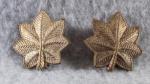 WWI Era Lt Colonel Rank Insignia Pins 