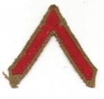 WWI Discharge Service Stripe Patch