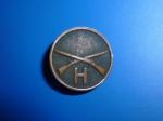 WWI Infantry Collar Disk H Co.