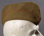 WWII OD Wool Transportation Overseas Cap