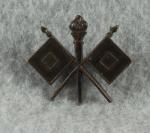 WWI era Signal Corps Collar Insignia Pin Officer