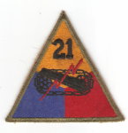 WWII Patch 21st Armored Division