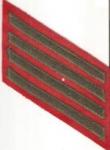 WWII USMC Marine Servive Stripe Patch