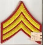 WWII USMC Marine Sergeant Rank Pair