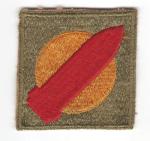 1st Coastal Artillery Patch White Back