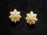 WWII Era Majors Rank Pin Set German Made