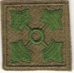 WWII Patch 4th Infantry Division