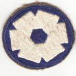 WWII 6th Service Command Patch Green Back