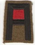 WWII Patch 1st Army Artillery Felt