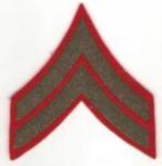 WWII USMC Marine Corporal Rank Patch