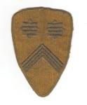 WWII 2nd Cavalry Division Patch Green Back