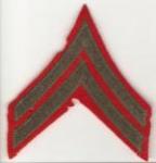 WWII USMC Marine Corporal Rank Patch