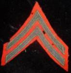 WWII USMC Marine Corporal Rank Patch