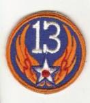 WWII 13th USAAF Patch