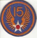 WWII 15th USAAF Patch