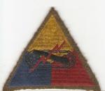 WWII Armored School Patch Felt Edge