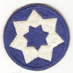 WWII 7th Service Command Patch