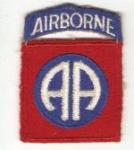 WWII US Army 82nd Airborne Patch